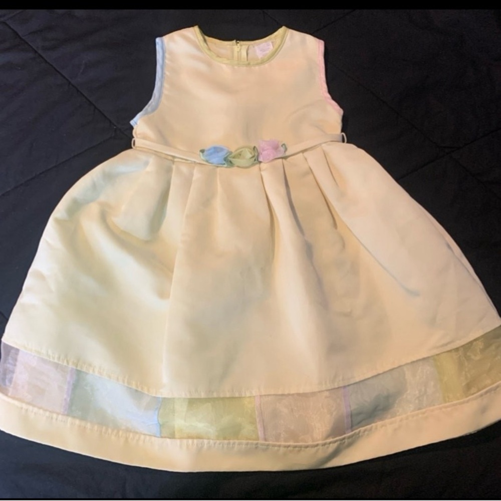 Girls 4T Lined 3 Dress Lot Bundle OshKosh Bgosh